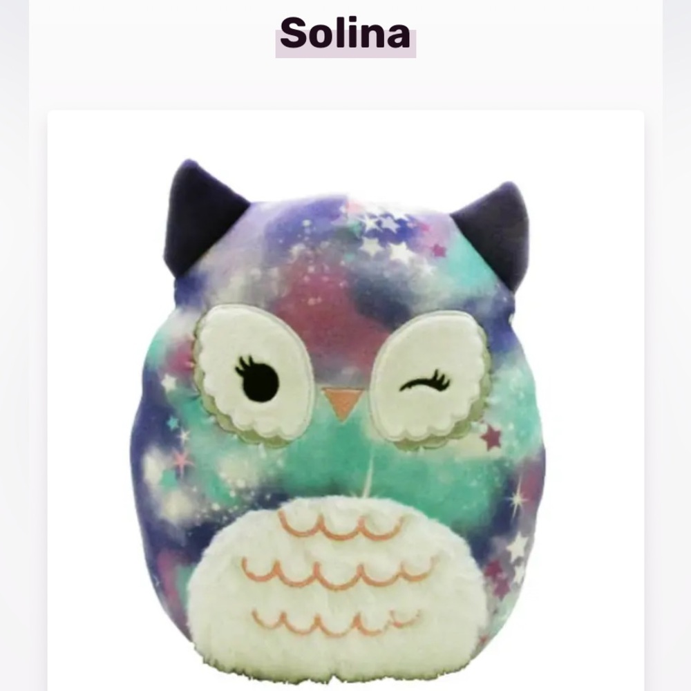 Squishmallows Solina The Owl 🦉